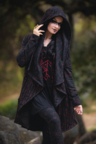 Huntress Cloak Fleece Runes